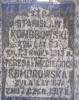 Grave of Stanisaw Komorowski, died 1913 and Teresa Komorowski maiden Nieciecki, died 1917